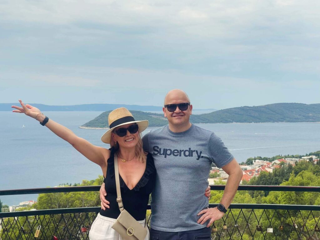 Dries Cronje and his wife